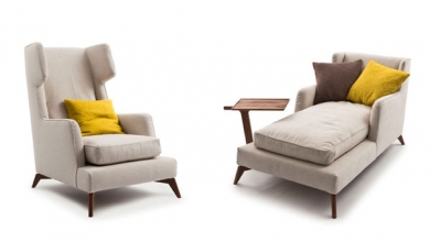 Нова серия мека мебел от Vibieffe